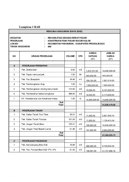 picture_File Rab - Rencana Anggaran Biaya Id 20742 | Lampiran 1
