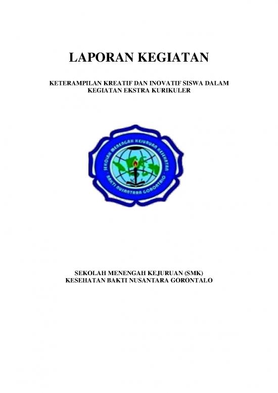 picture_Laporan Pelasanaan Kegiatan Keterampilan Kreatif Dan Inovatif Ektrakurikuler | File - Laporan Kegiatan Id 18612