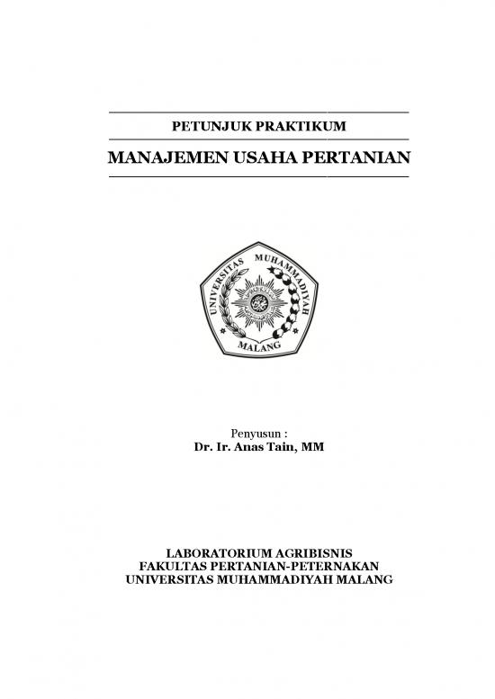 picture Laporan Pdf 21098 | Modul Manajemen Usaha Pertanian