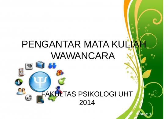 picture_Materi Kuliah Pengantar Ilmu Komunikasi 21058 | Pengantar Kuliah Wawancara 2014