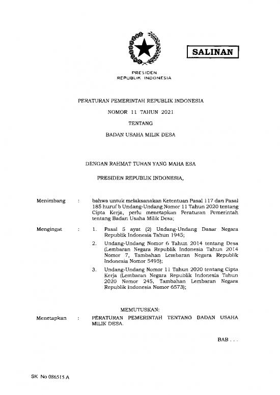 picture Presentasi Usaha 19853 | Pp Nomor 11 Tahun 2021