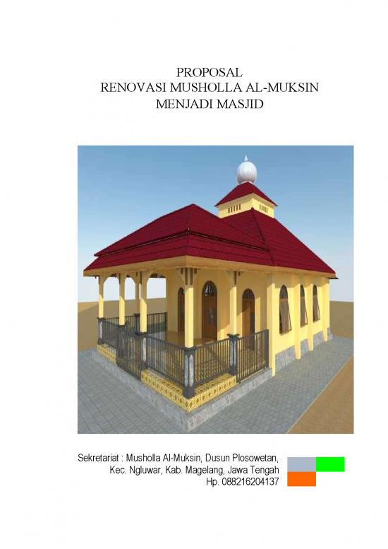 picture1_Thesis Proposal Sample Pdf 20852 | Propoosal Renovasi Musholla Al Muksinke Final