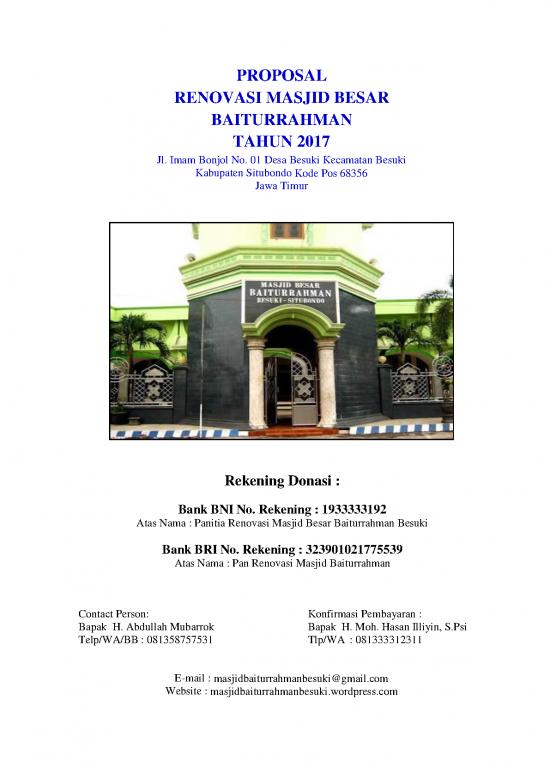 picture_Thesis Proposal Sample Pdf 20534 | Proposal Renovasi Masjid Baitur Rahman Edit 1