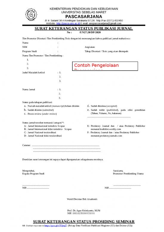picture Surat Keterangan Publikasi Dan Prosiding22012020 | File - Surat Keterangan Id 18820