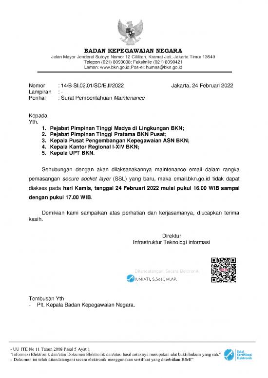picture_Surat Pemberitahuan Maintenance Email 1 | File - Surat Pemberitahuan Id 18452