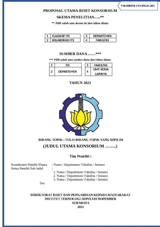 picture Kebaruan Penelitian 20920 | Template Proposal Utama Riset Konsorsium Tdrpm Itpn001