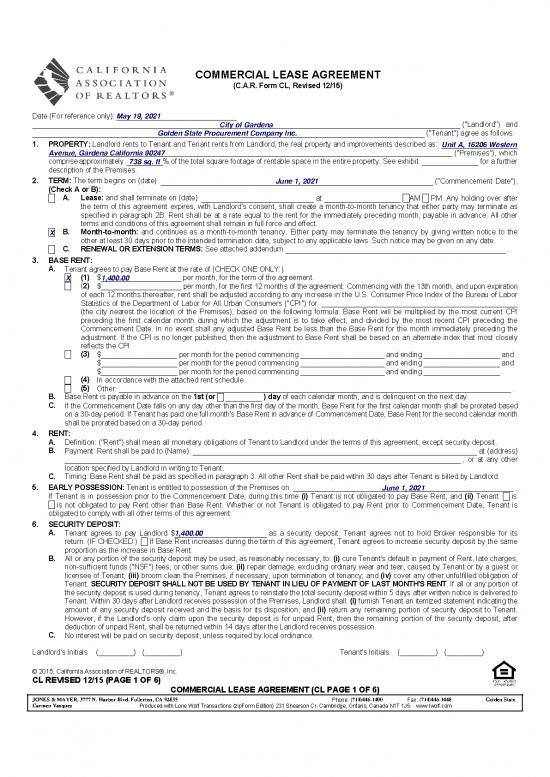 picture1_Lease Agreement Template 201863 | 16026 S Western  Unit  Lease Pdf