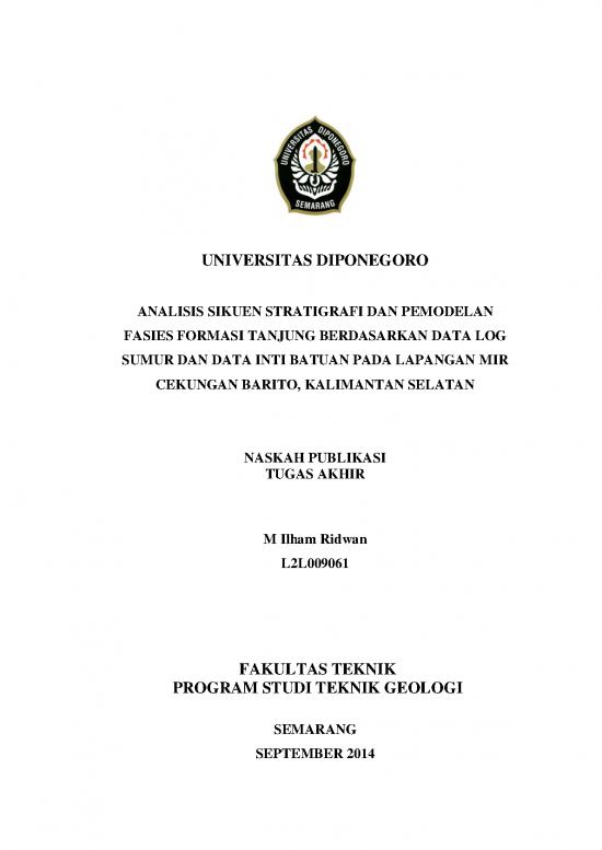 picture_183252 Id Analisis Sikuen Stratigrafi Dan Pemodela