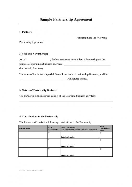 picture_Partnership Agreement Template 202290 | 1 3partnership