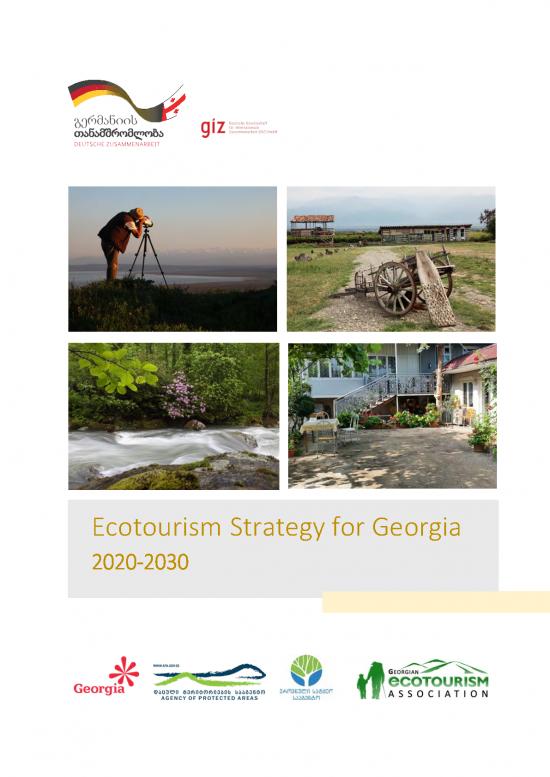 picture_Ecotourism Pdf 201206 | 2020 &brvbar; Ecotourism Strategie For Georgia (english)