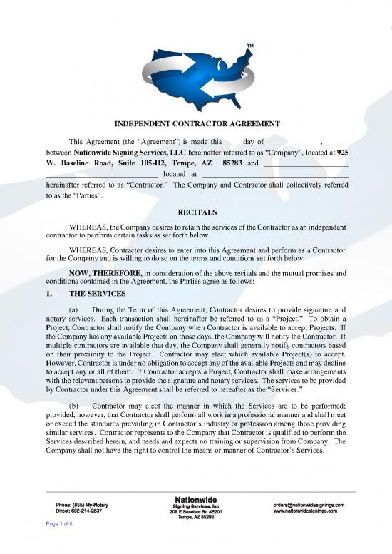 picture1_Agreement Sample 201963 | 2 Contractor Agreement