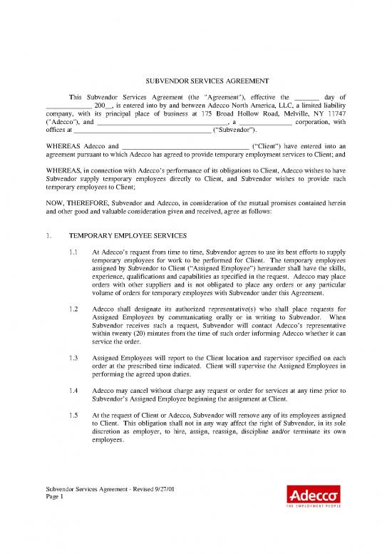 picture1_Agreement Sample 202279 | 5e7ba464a94d6858be423b47 Subvendor Services Agreement Adecco Template