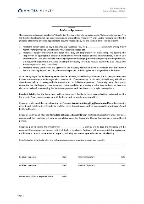 picture1_Lease Agreement Template 202282 | 6176dfdc61afa823b9d88583 Sublease Agreement Form & Cleaning Instructions