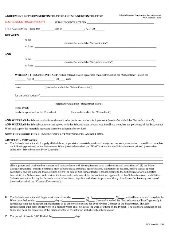 picture_Agreement Form 201405 | Aca Form B 2013