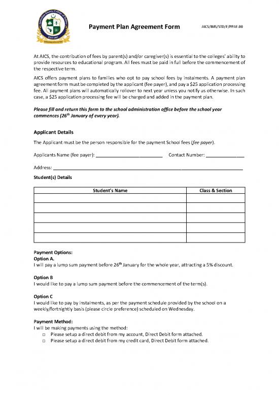 picture1_Agreement Form 202383 | Aics Student Fee Payment Agreement