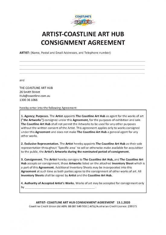 picture1_Agreement Sample 202590 | Artist Coasltine Art Hub Consignment Agreement