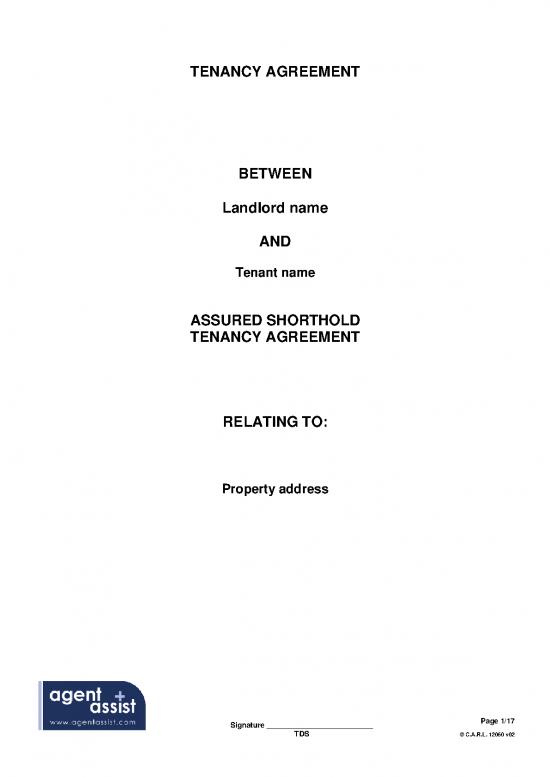 picture_Tenant Agreement Template 203046 | Blank Tenancy Agreement