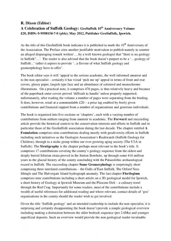 picture1_Geology Pdf 200703 | Book Review   A Celebration Of Suffolk Geology