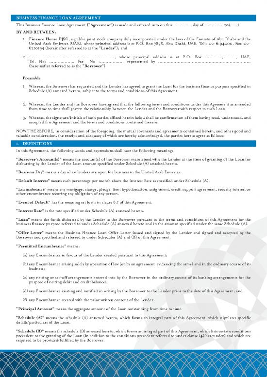 picture1_Agreement Sample 202805 | Business Finance Loan Agreement Eng1