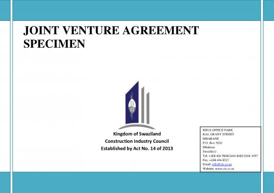 picture_Agreement Contract Sample 202564 | Cicjointventureagreementspecimen
