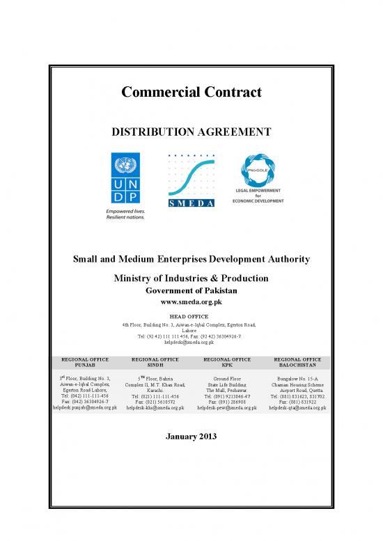 picture_Agreement Contract Sample 202163 | Distribution Agreement