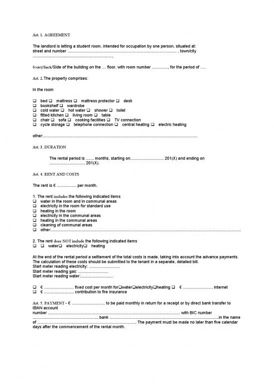 picture1_Rental Agreement Pdf 201344 | Engels Huur Contract Voorbeeld