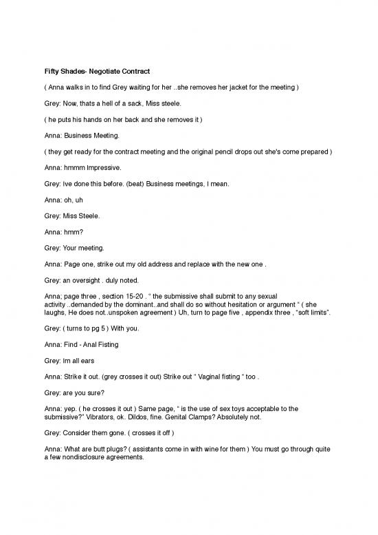 picture_Agreement Contract Sample 203043 | Fifty Shades Of Grey Anna Grey Contract