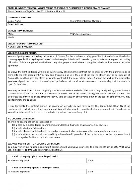 picture1_Agreement Contract Sample 202771 | Form 12 Cooling Off Period Notice
