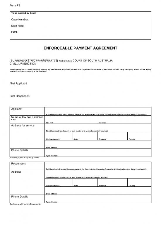 picture1_Agreement Form 202628 | Form P2 Enforceable Payment Agreement