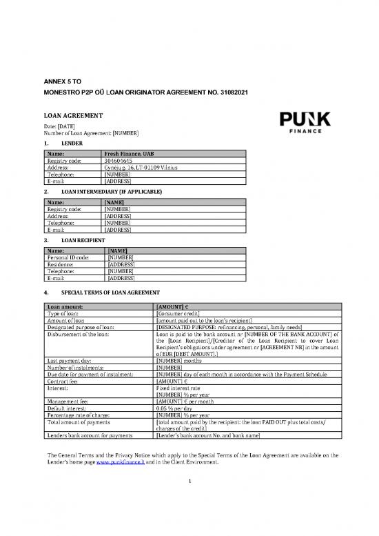 picture_Agreement Contract Sample 201920 | Fresh Finance Uab Consumer Credit Contract En 20210831 Final