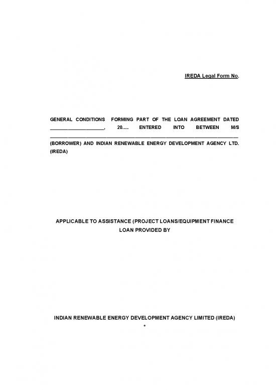 picture1_Agreement Form 203029 | General Condition Forming Part Of Loan Agreement