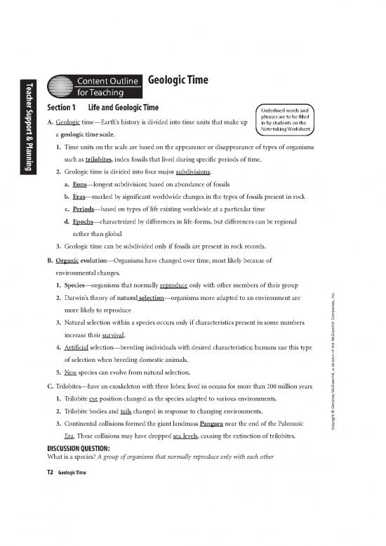 picture_Geo Time Note Taking Work Sheet Complete