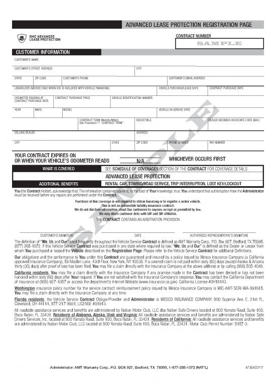 picture_Lease Template 202873 | Gmc Advanced Lease Protection Sample Contract