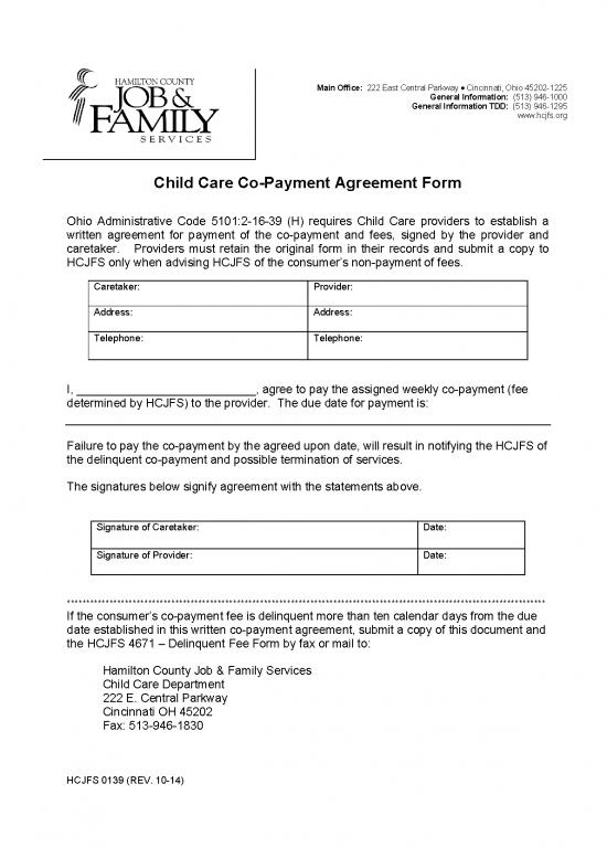picture_Agreement Form 202923 | Hcjfs 0139 Co Payment Form
