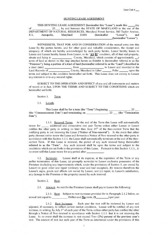 picture1_Lease Agreement Template 201516 | Huntclublease