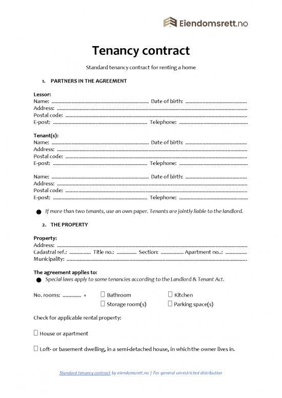 picture1_Agreement Contract Sample 202735 | Husleiekontrakt Engelsk