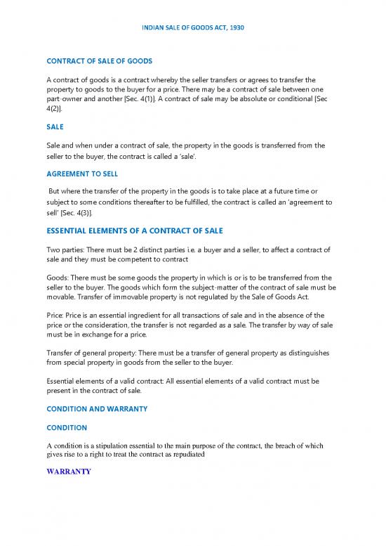 picture_Agreement Contract Sample 201949 | Indian Sale Of Goods Act1930