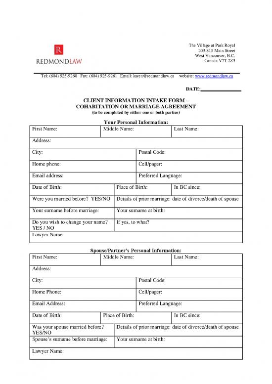picture1_Agreement Form 202084 | Intake Form Cohabitation Marriage Agreement