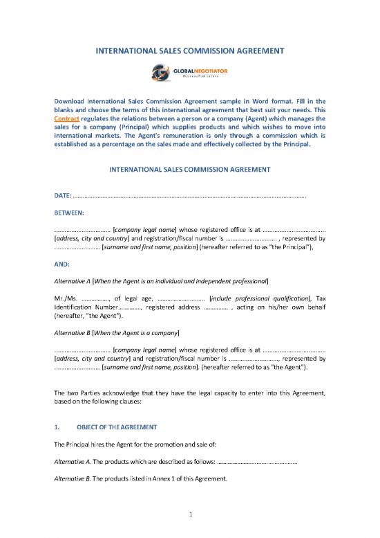 picture1_Commission Agreement Template 202860 | International Sales Commission Agreement Template