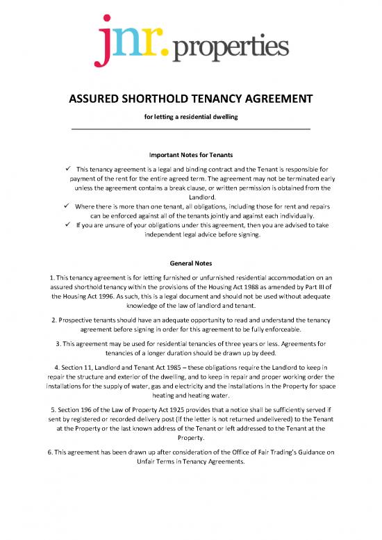 picture1_Agreement Contract Sample 201802 | Jnr Properties Ast Example