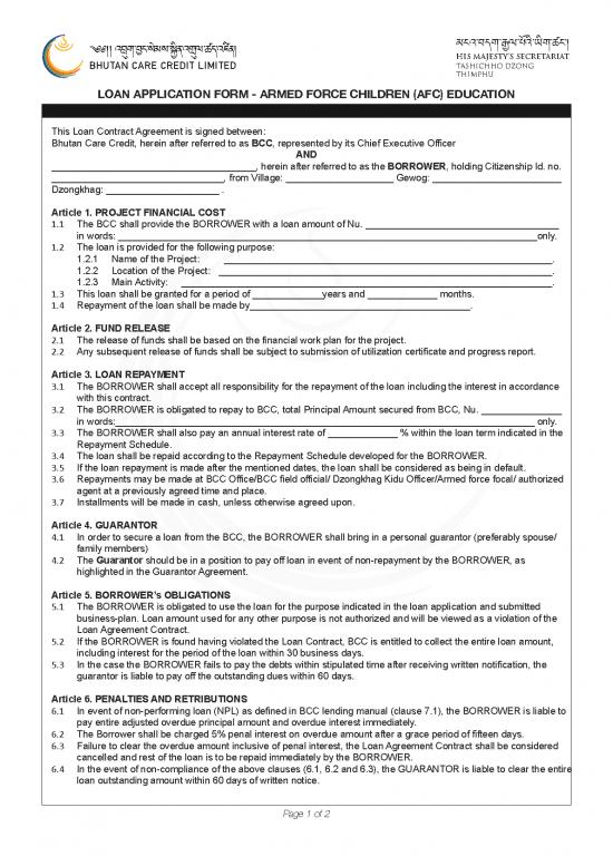 picture1_Agreement Contract Sample 202521 | Loan Agreement Contract