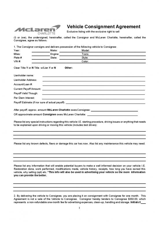 picture1_Agreement Sample 202559 | Mclaren Vehicle Consignment Agreement
