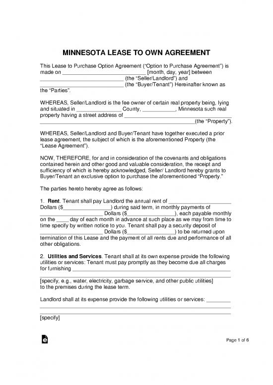 picture1_Lease Agreement Template 201566 | Minnesota Lease With Option To Purchase Agreement