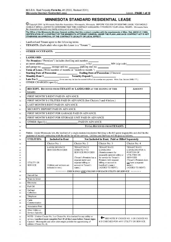 picture1_Lease Template 201723 | Minnesota Standard Residential Lease Agreement Form