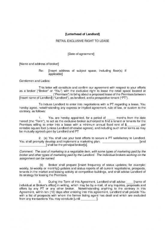 picture1_Lease Agreement Template 201522 | Nyc Bar Association Retail Exclusive Brokerage Agreement 2017 06 27