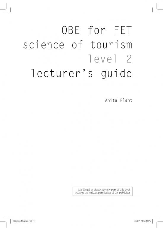 picture_Tourism Pdf 201097 | Obe For Fet Colleges Science Of Tourism L2 Lg