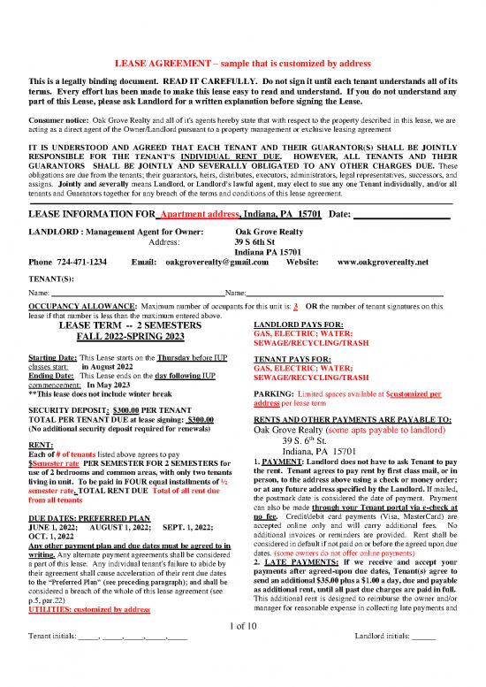 picture_Lease Agreement Template 201789 | Online Lease Template