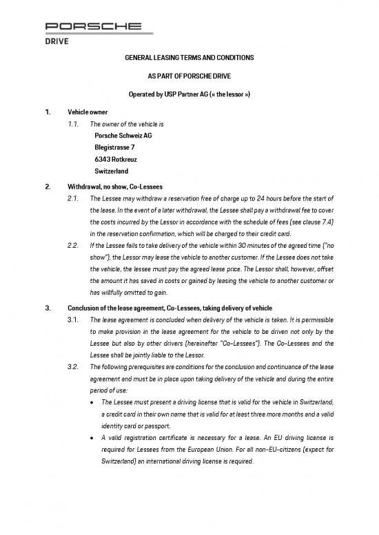 picture_Lease Template 201535 | Porsche Drive Usp Partner Ag Cgv 2018 En