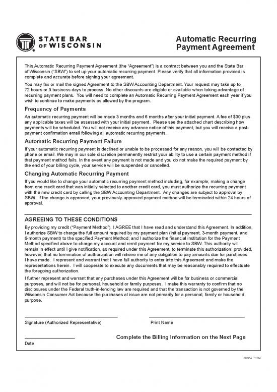 picture1_Agreement Contract Sample 201886 | Recurring Payment Form