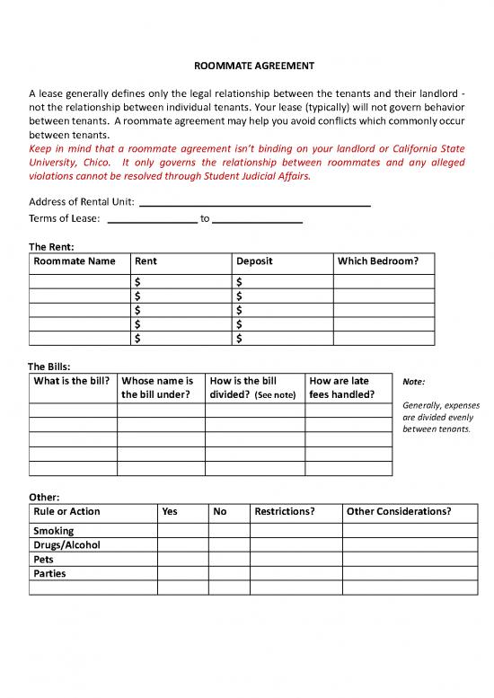 picture1_Lease Agreement Template 202648 | Roommate Agreement Example